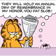 Illustration for article titled Why does Garfield hate the troops?